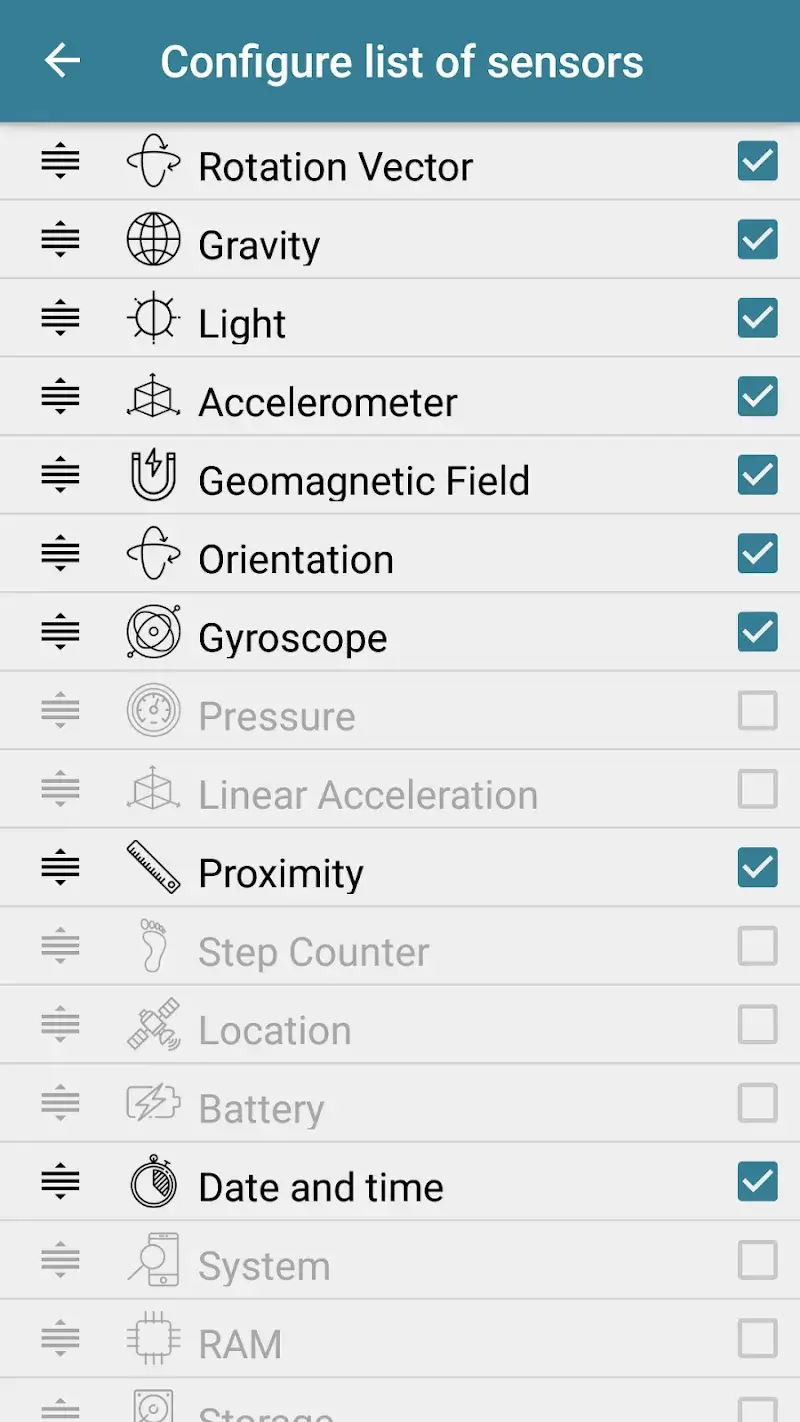 Tangkapan layar 5 Sensors Toolbox