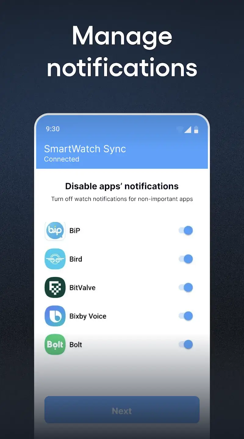 Captura de pantalla 6 de SmartWatch Sync