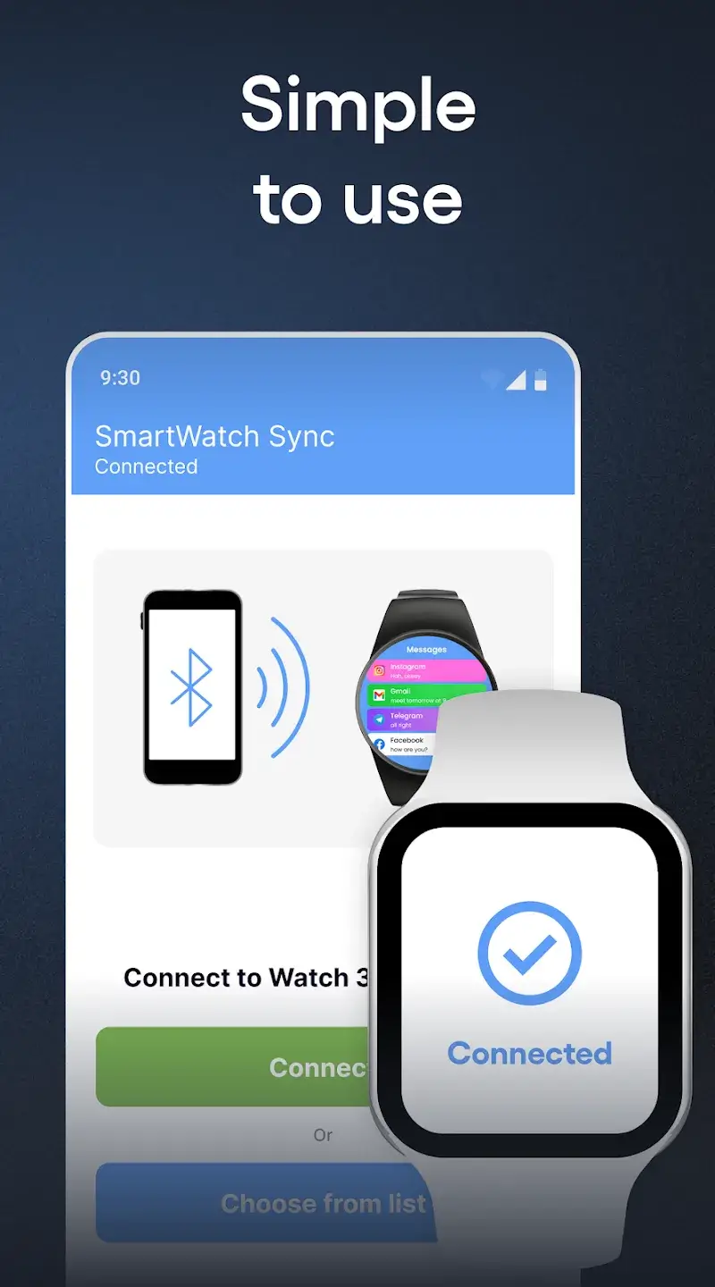 Captura de pantalla 2 de SmartWatch Sync