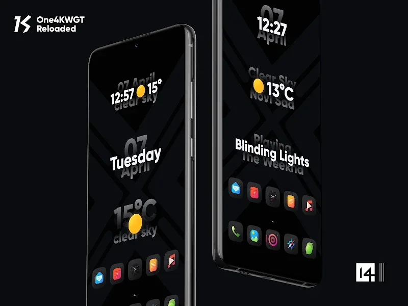 Imagem de visualização 5 do One4KWGT Reloaded