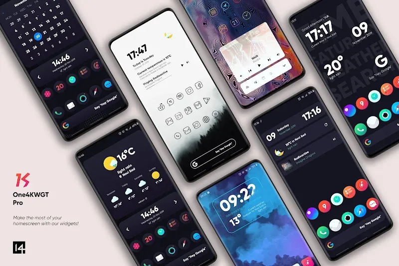 Pré-visualização 2 do One4KWGT Pro
