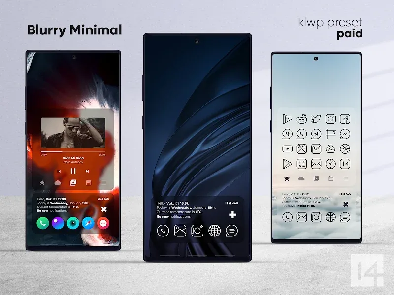 Detailed Settings Capture for One4KLWP Pro