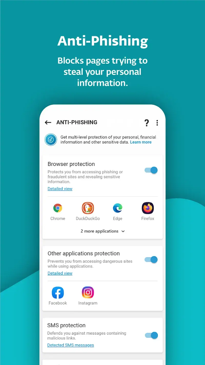 Captura de tela 2 do ESET Mobile Security Antivirus