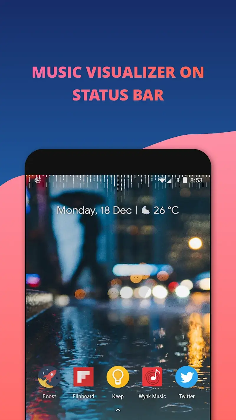 Capture d'écran 3 de Muviz: Navbar Music Visualizer