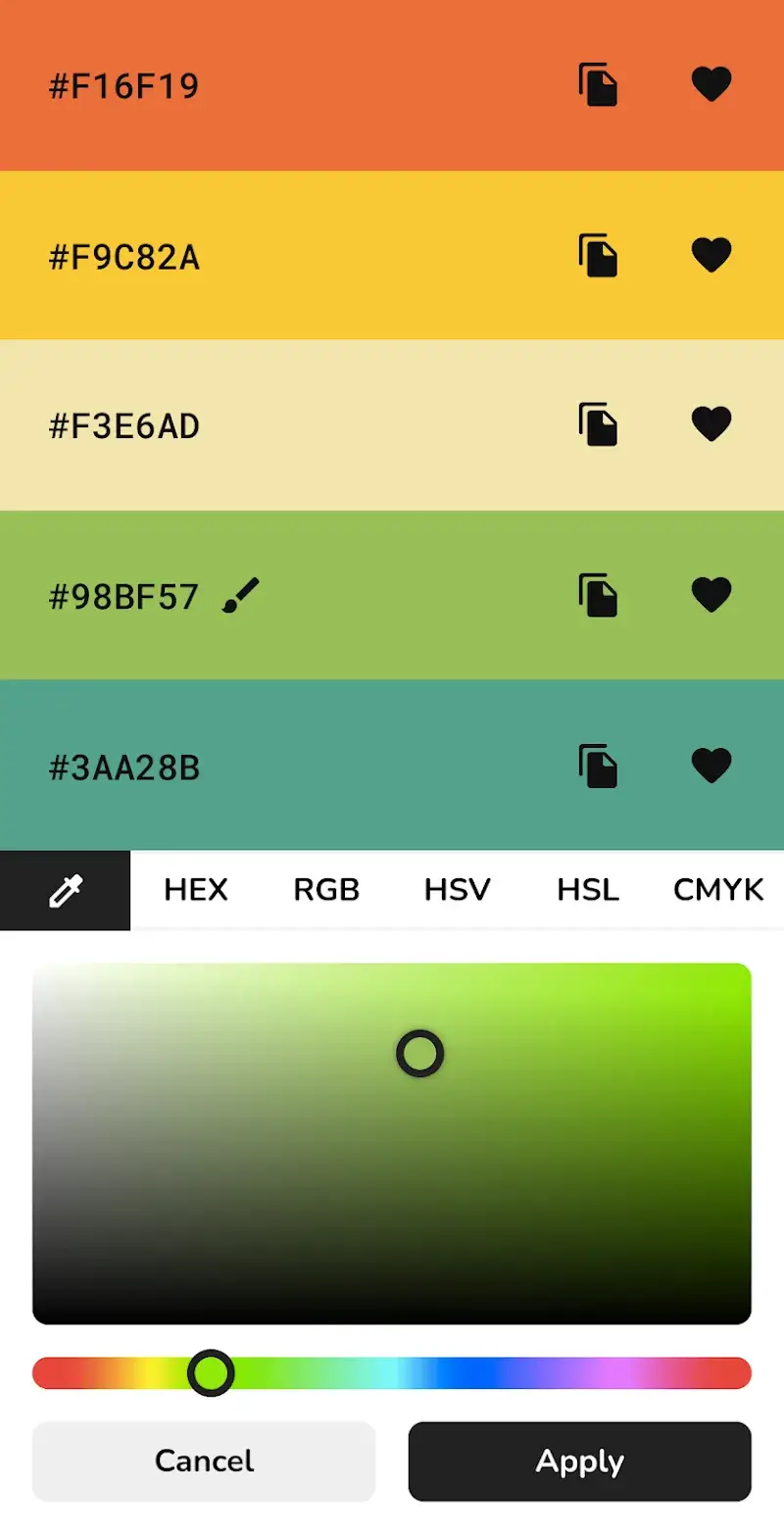 Pigments screenshot 2