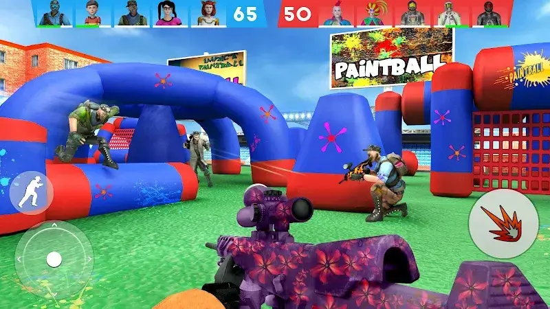 Cuarta captura de pantalla de Paintball Shooting Game 3D