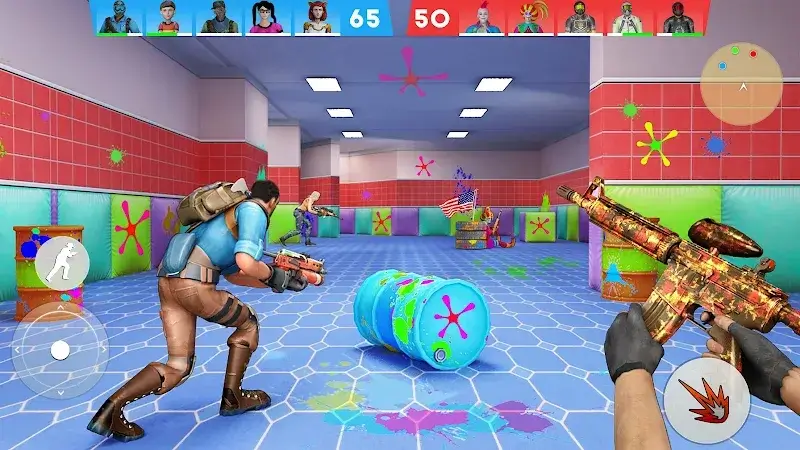Segunda captura de pantalla de Paintball Shooting Game 3D