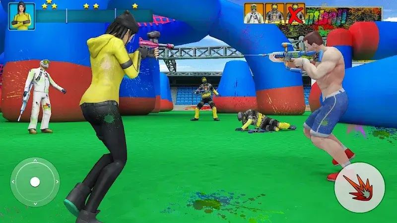 Quinta captura de pantalla de Paintball Shooting Game 3D