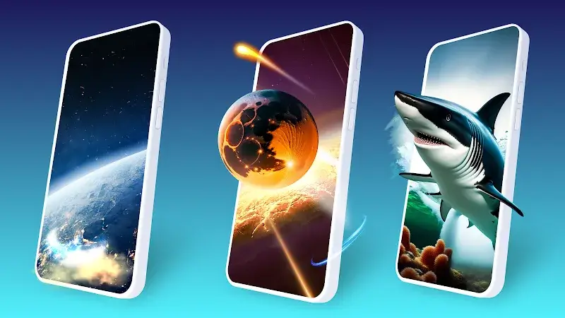 Cuplikan layar 2 Parallax 3D Live Wallpapers