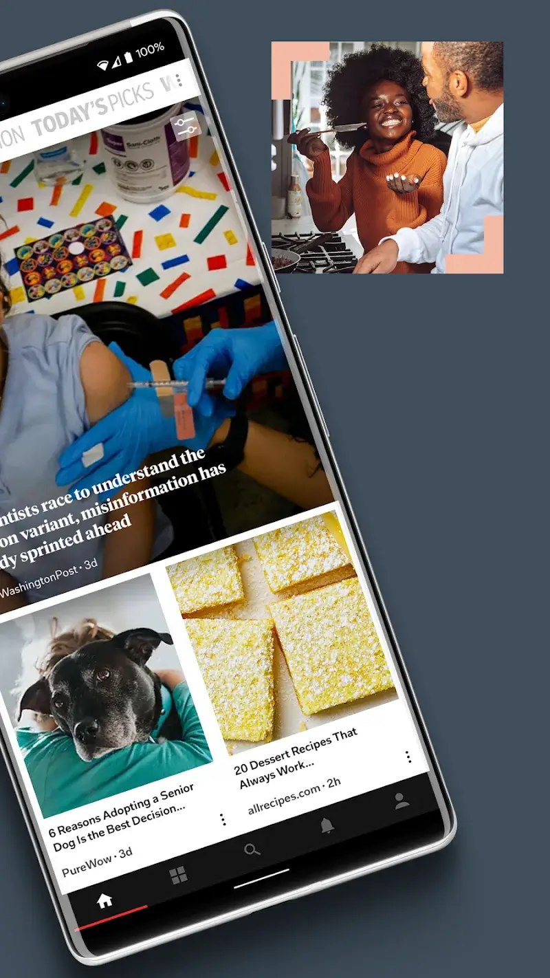 Capture d'écran Flipboard 2