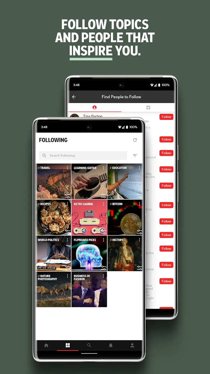 Capture d'écran Flipboard 3