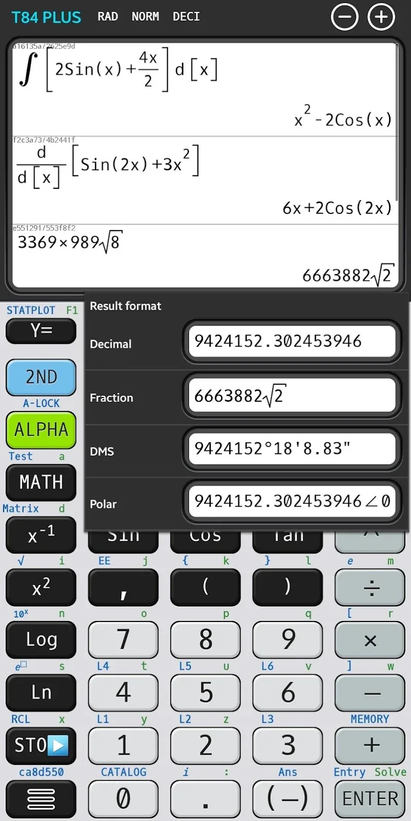 Graphing calculator plus 84 83 MOD APK screenshot 4