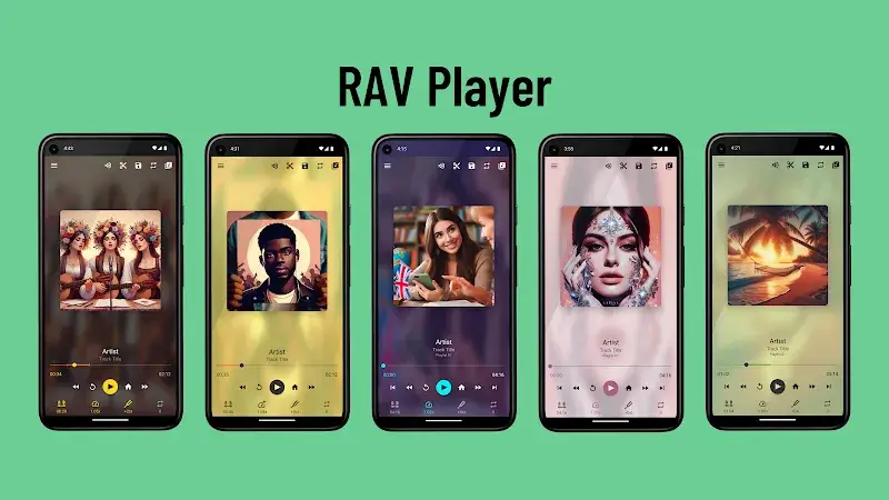 Tangkapan layar RAV Player 1