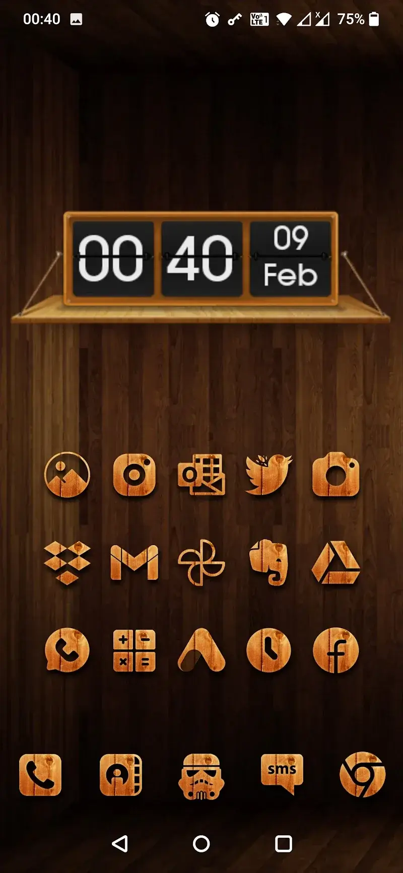 Capture d'écran 6 de WoodRustic Icon Pack