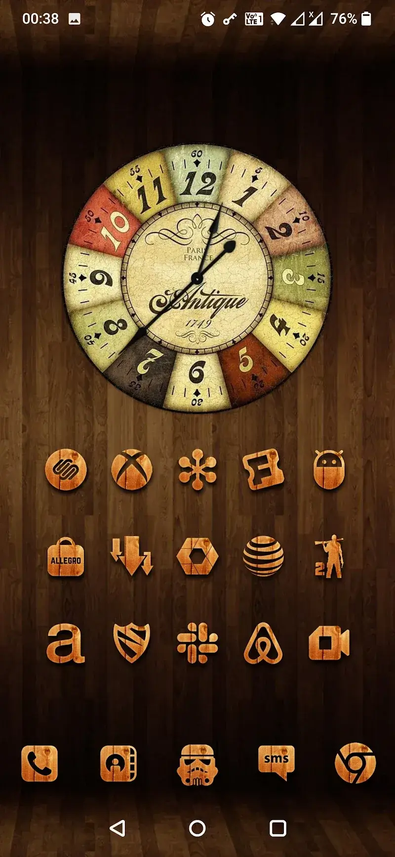Capture d'écran 5 de WoodRustic Icon Pack
