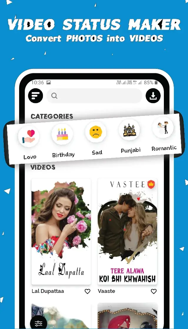 Buzo - Video Status screenshot 1