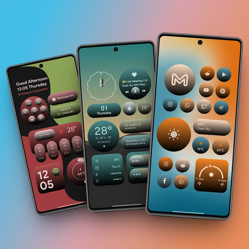 Captura de tela 5 do My Thing Adaptive KWGT