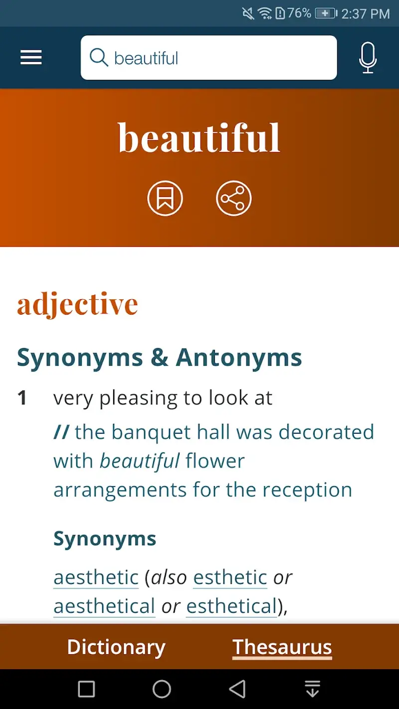 ภาพหน้าจอ Merriam - Webster Dictionary MOD APK 5