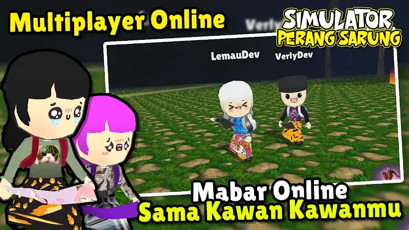 Captura de tela 4 de Simulator Perang Sarung 3D