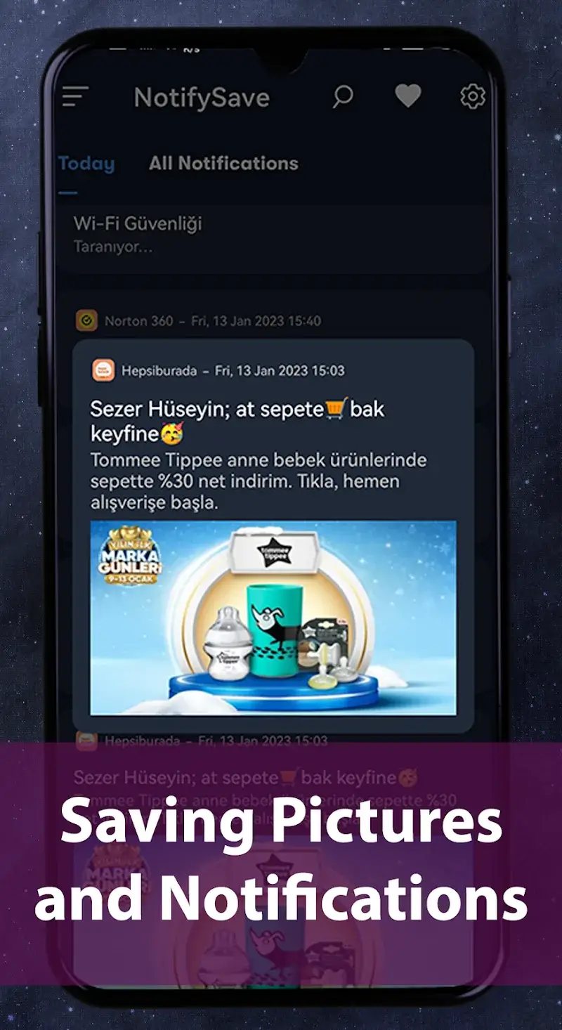 NotifySave Pro screenshot 1