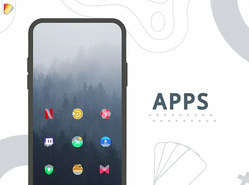 Layers - Glass Icon Pack ảnh chụp màn hình 3
