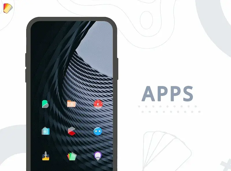 Layers - Glass Icon Pack ảnh chụp màn hình 5
