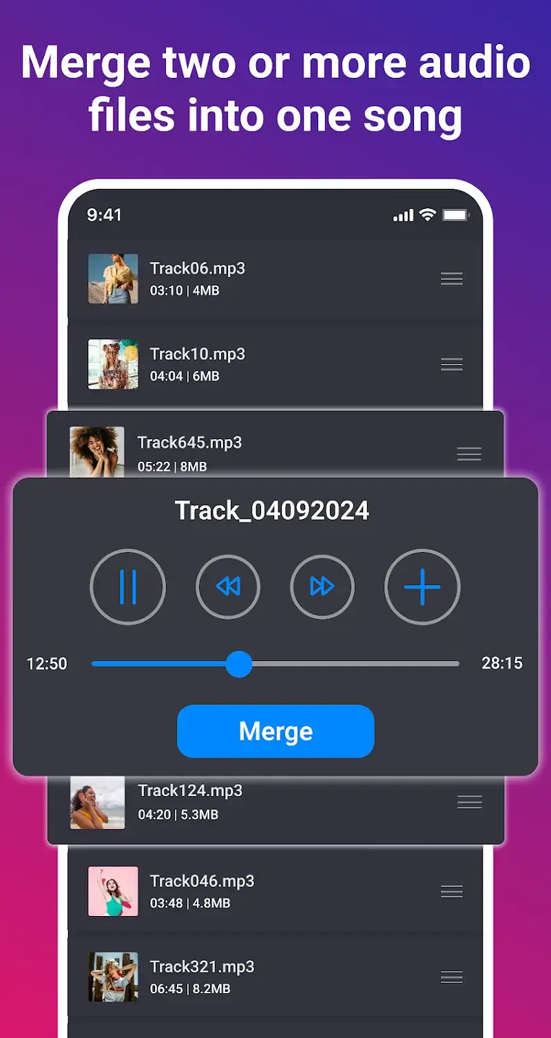 Capture d'écran Audio Cutter, Joiner & Mixer 2