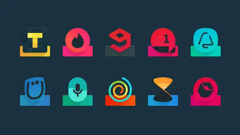Captura de tela 3 do Ombre Icon Pack