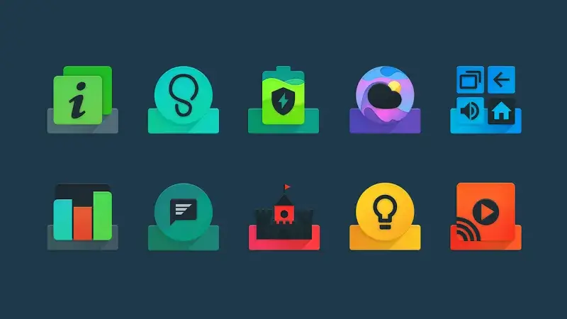 Captura de tela 6 do Ombre Icon Pack