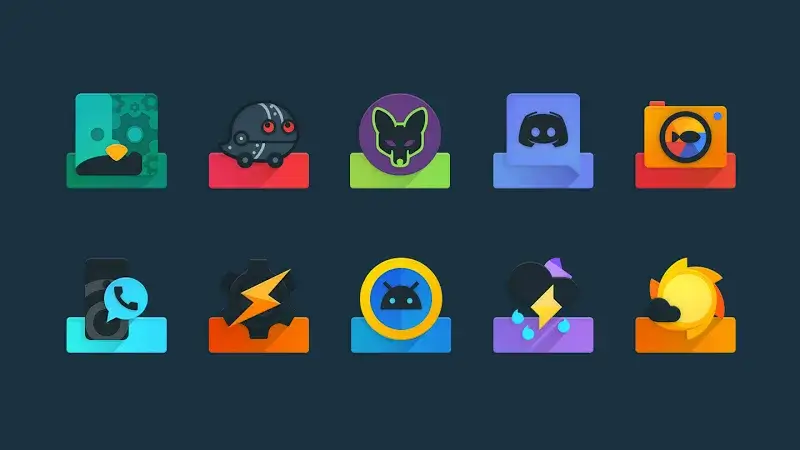Captura de tela 5 do Ombre Icon Pack