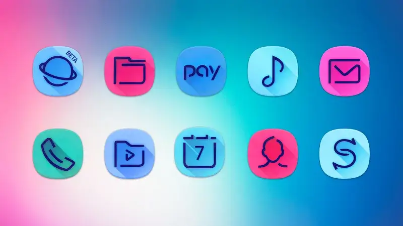 Tangkapan layar 2 Black Stallion Icon Pack
