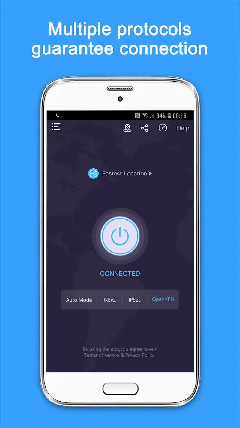 Captura de pantalla 3 de VPN Super Unlimited Proxy
