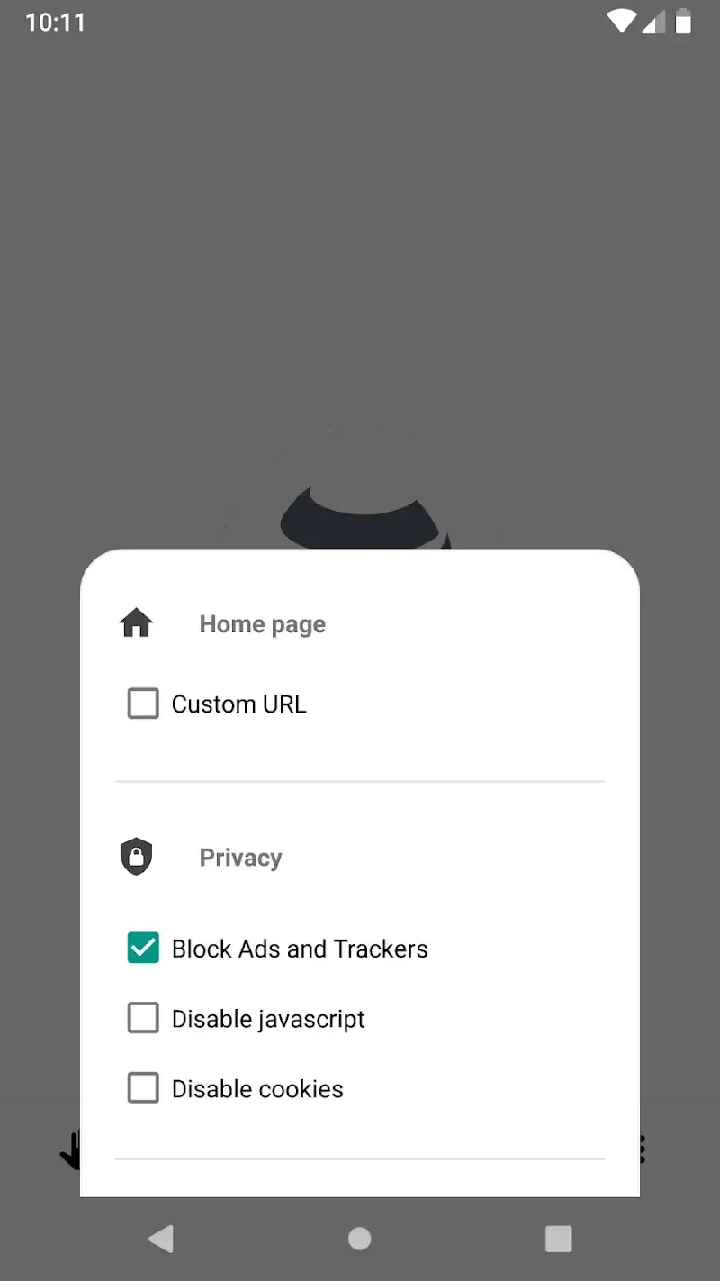 OH Private Browser 스크린샷 4