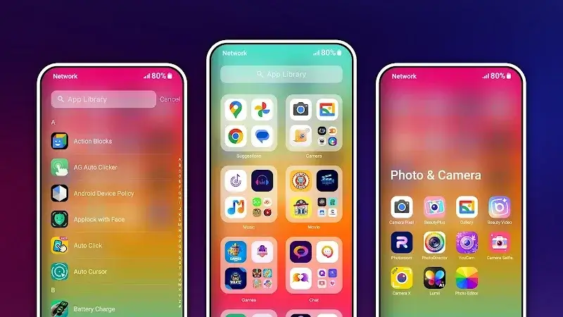 HiPhone Launcher, Phone 15 Screenshot 3