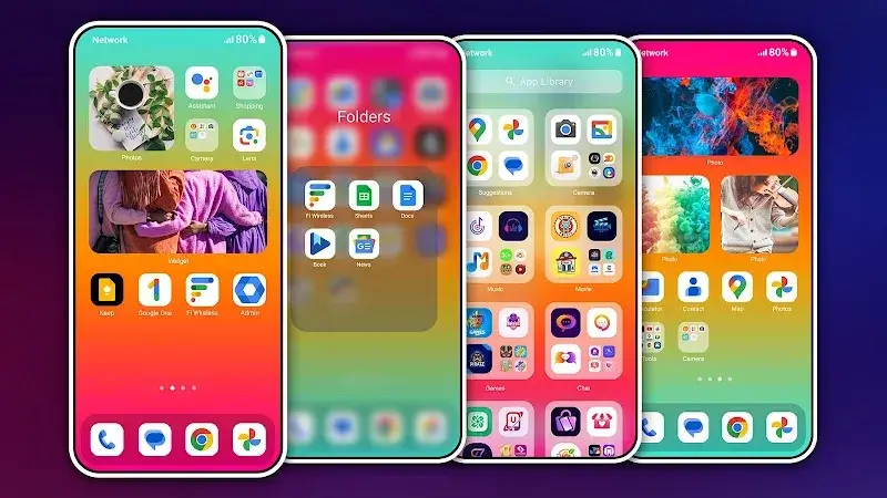 HiPhone Launcher, Phone 15 Screenshot 4