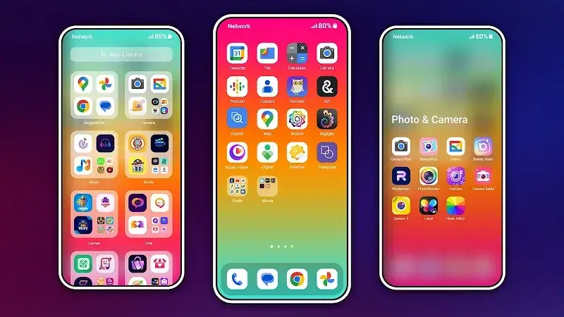 HiPhone Launcher, Phone 15 Screenshot 5