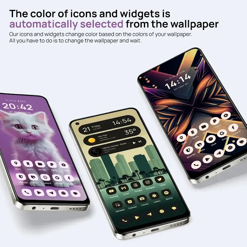 Lena Adaptive: Icon Pack screenshot 2