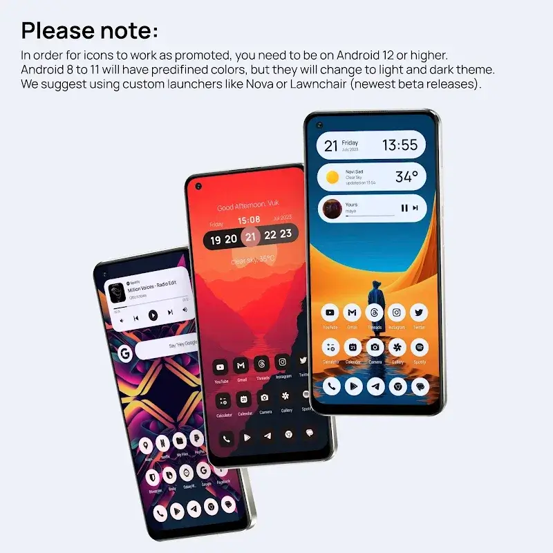 Lena Adaptive: Icon Pack screenshot 5