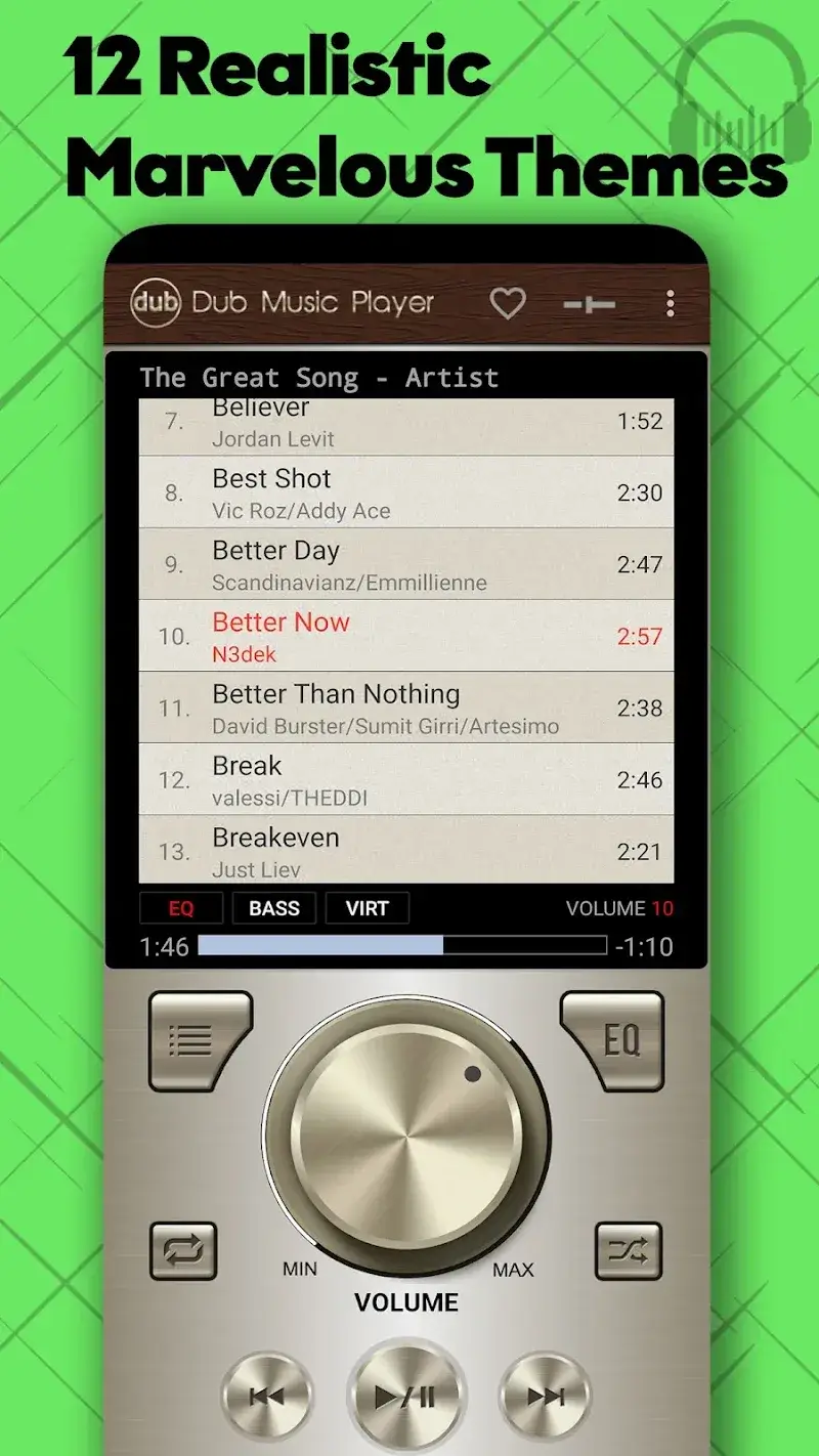 Screenshot 2 di Dub Music Player
