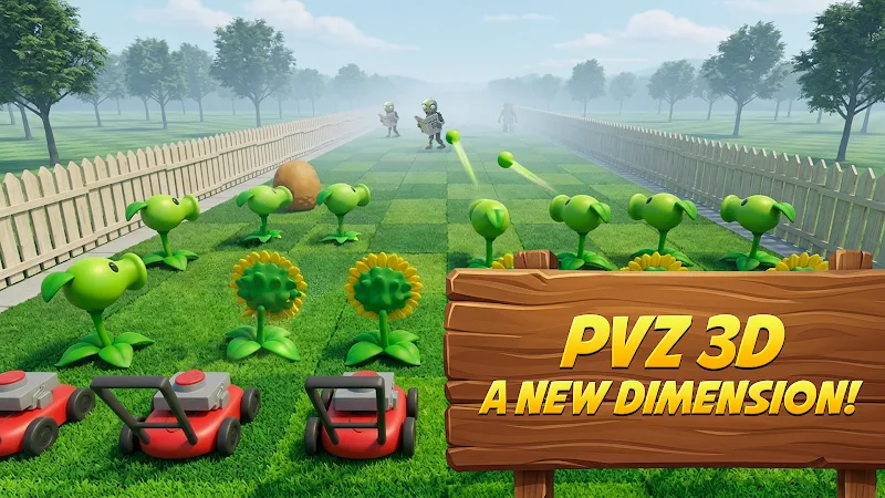 Capture d'écran 5 du mode première personne de Plants vs. Zombies