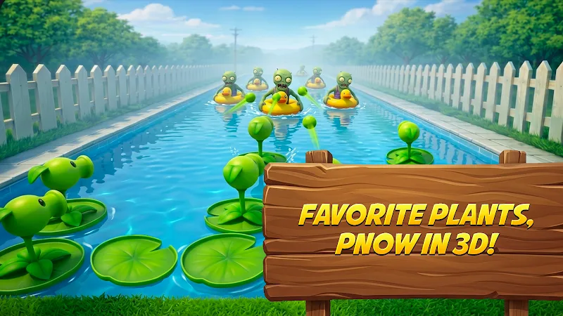 Capture d'écran 3 du mode première personne de Plants vs. Zombies
