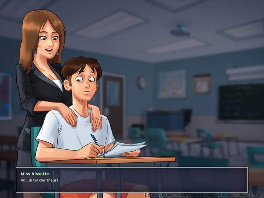 Screenshot gameplay Summertime Saga 3