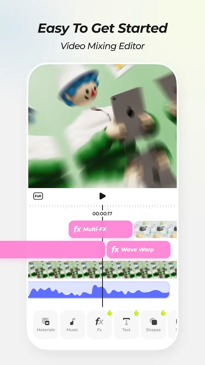 Blurrr-Capcut Pro video editor preview screenshot 3
