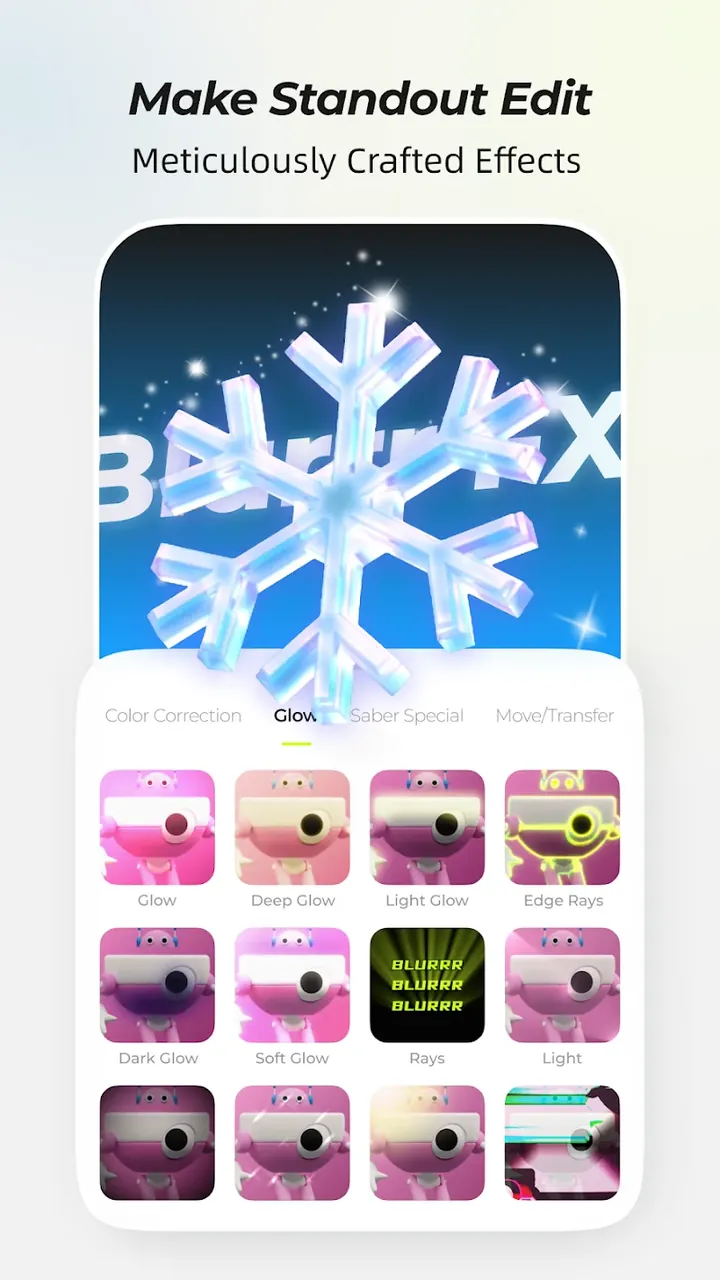 Blurrr-Capcut Pro video editor preview screenshot 5