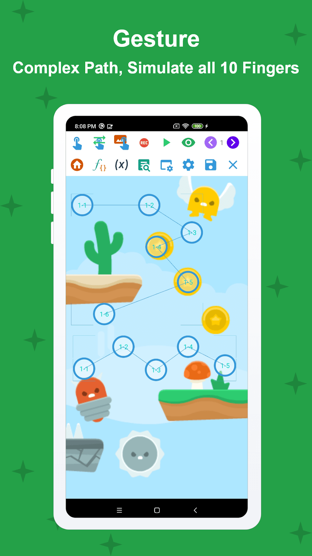 Aperçu de l'application Macrorify 3