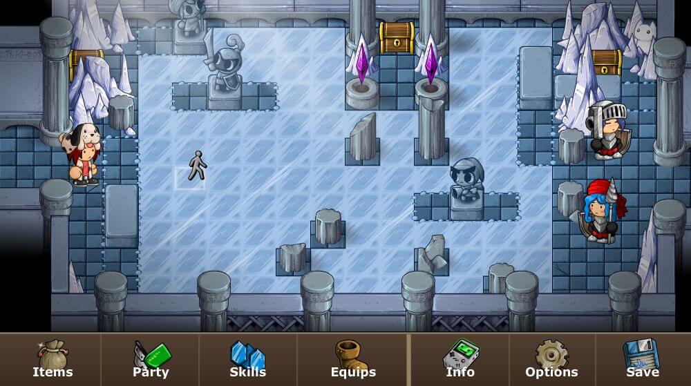 Captura de pantalla del gameplay de Epic Battle Fantasy 5 4