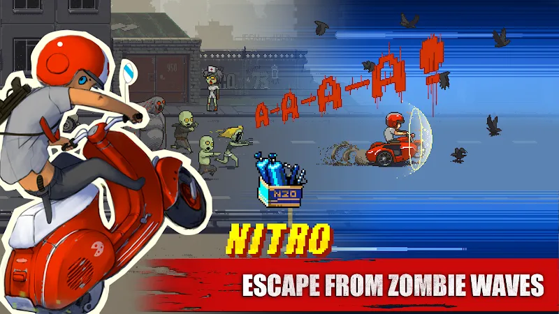 Captura de acción de Dead Ahead Zombie Bike Racing 5