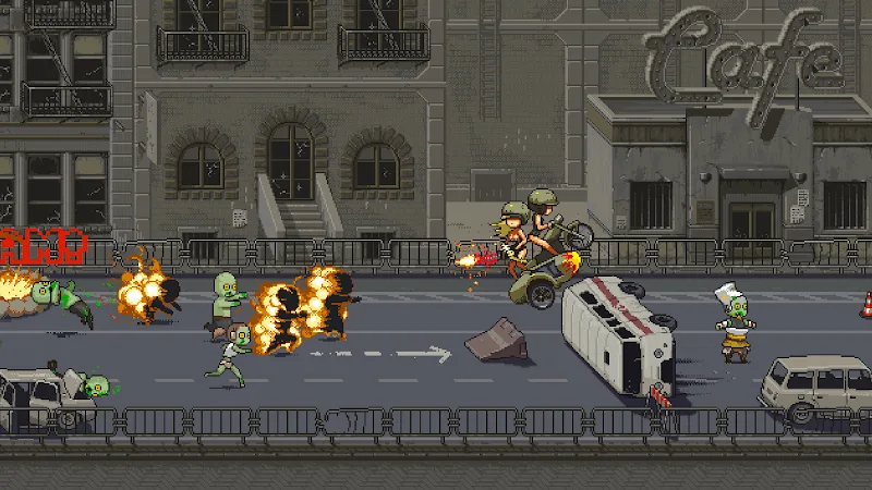 Captura de acción de Dead Ahead Zombie Bike Racing 6