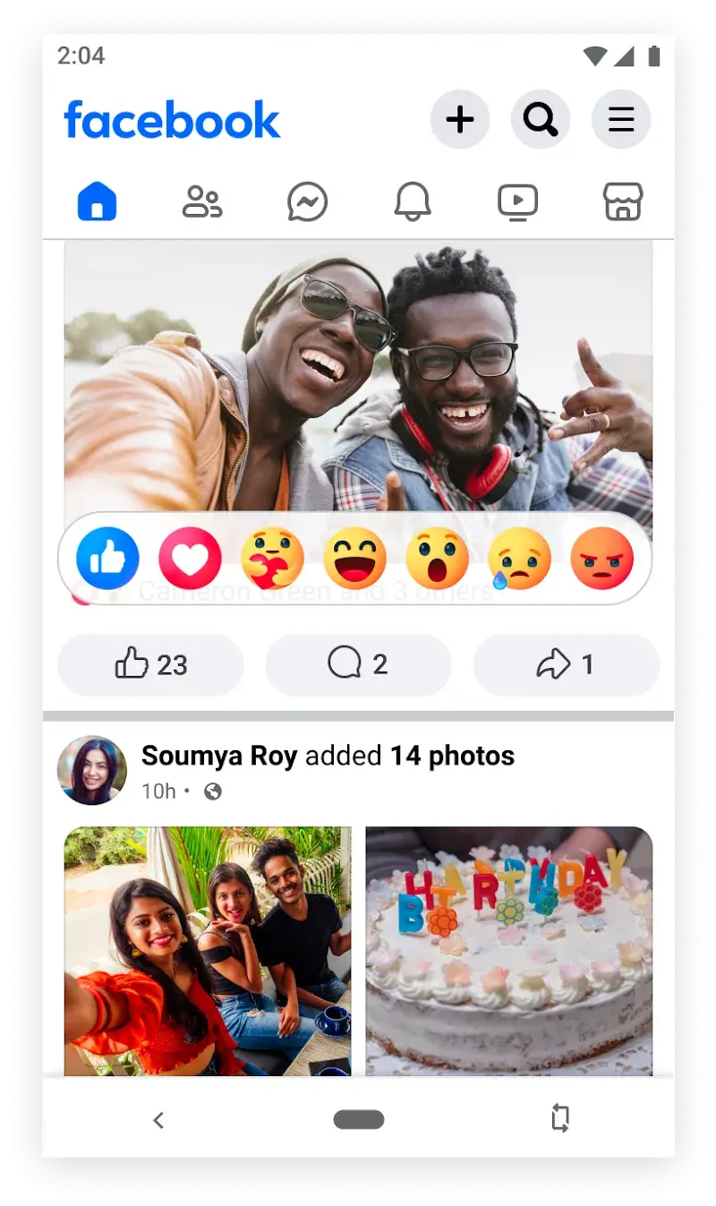 Facebook Lite captura de pantalla 2