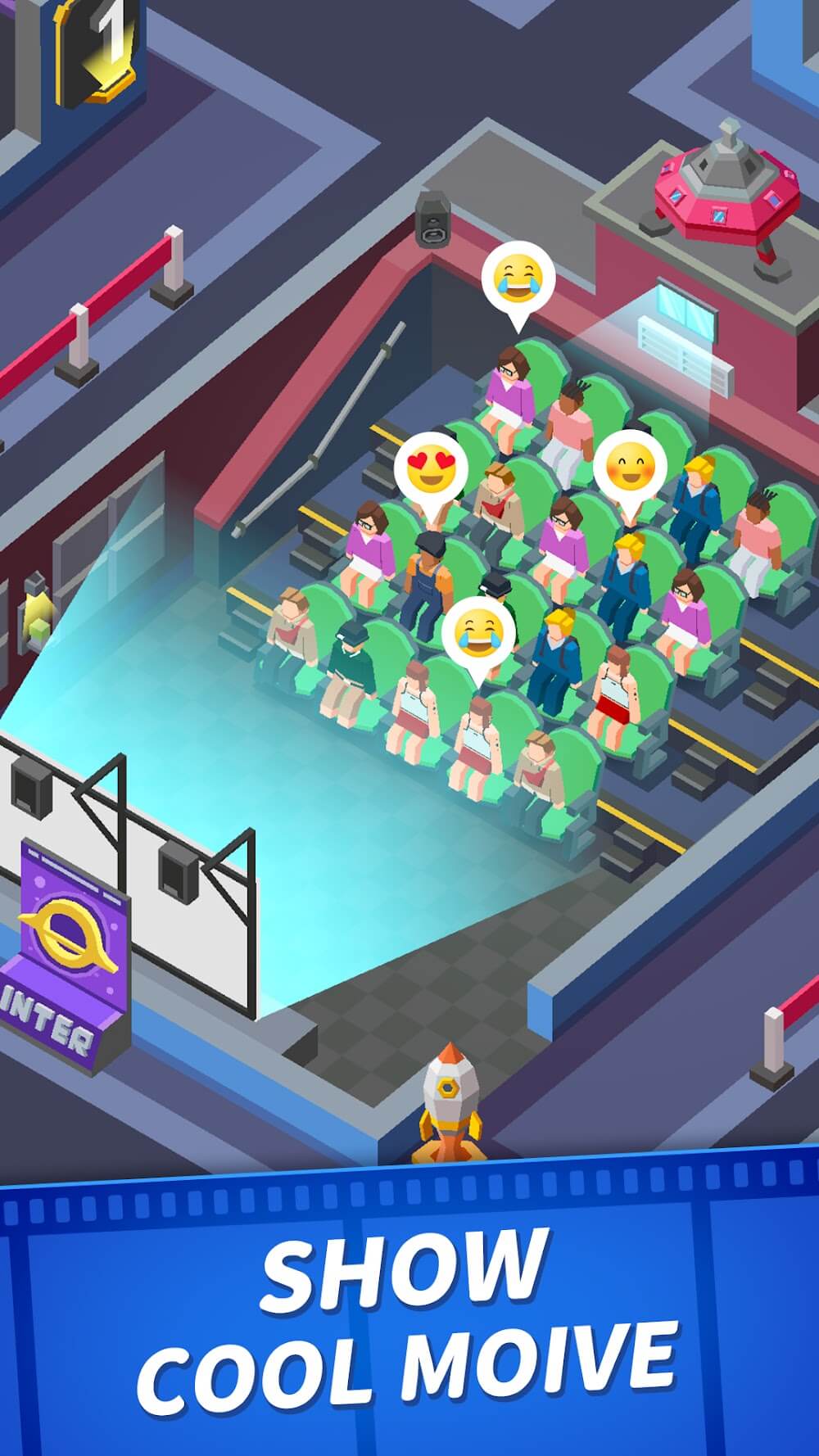 Idle Cinema Empire Tycoon gameplay screenshot 3